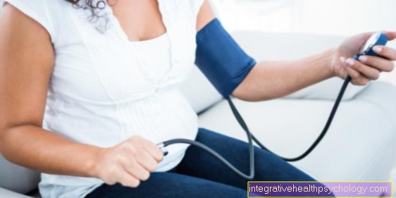 Increase in the second blood pressure value