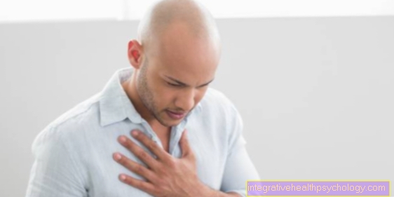 Stinging in the chest when breathing