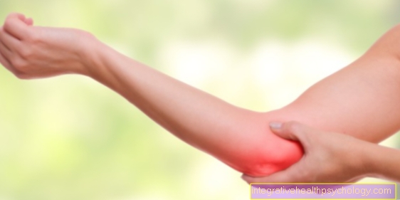 Tendinitis in the elbow